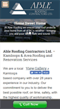 Mobile Screenshot of ableroofing.ca