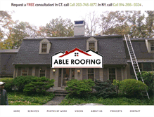 Tablet Screenshot of ableroofing.org